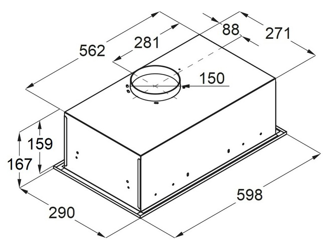 Maunfeld CROSBY 850 LED черный