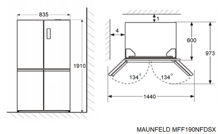Maunfeld MFF190NFDSB