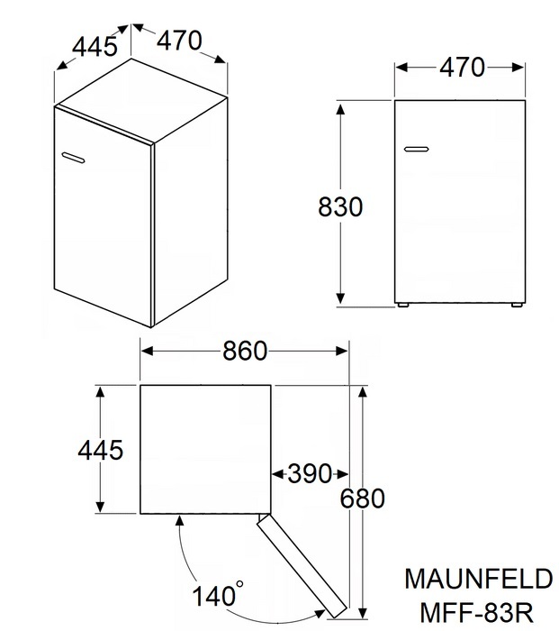 Maunfeld MFF83RR