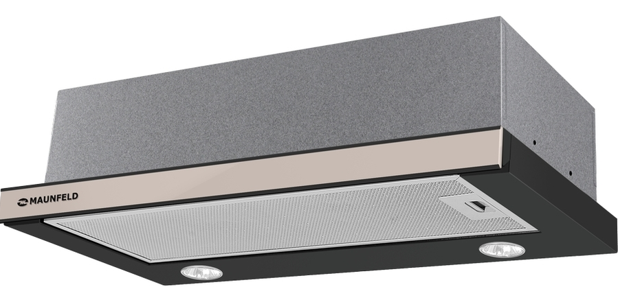 Maunfeld стекло к вытяжке VS SLIDE 60 темно бежевый