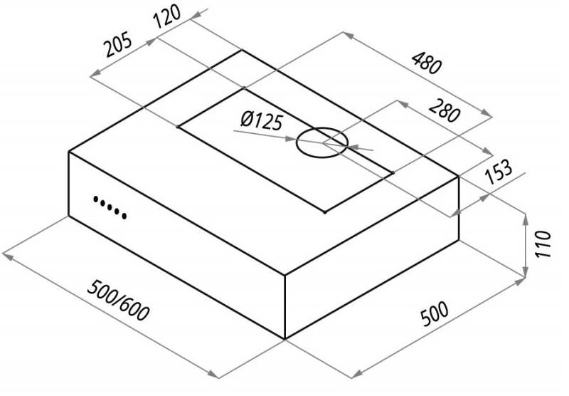 Maunfeld Box 60 white