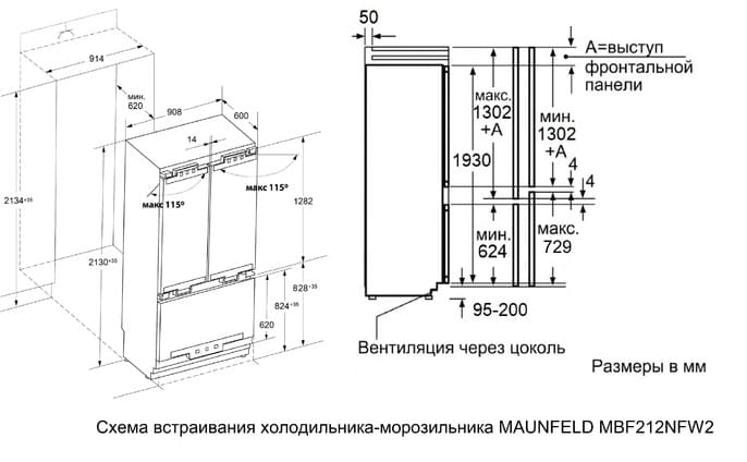 Maunfeld MBF212NFW2