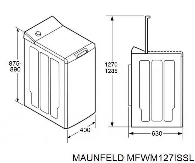 Maunfeld MFWM127ISWH