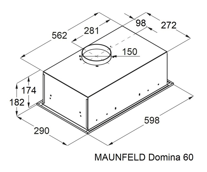 Maunfeld Domina 60 white