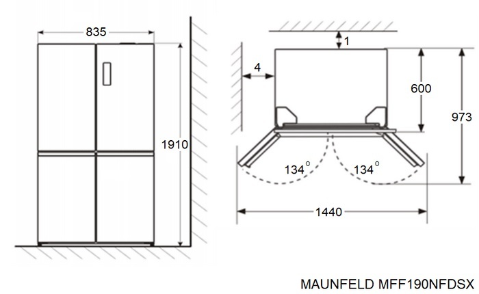 Maunfeld MFF190NFDPW