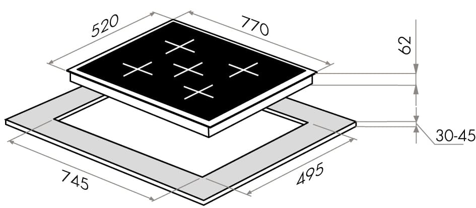 Maunfeld EVI.775-FL2-BK