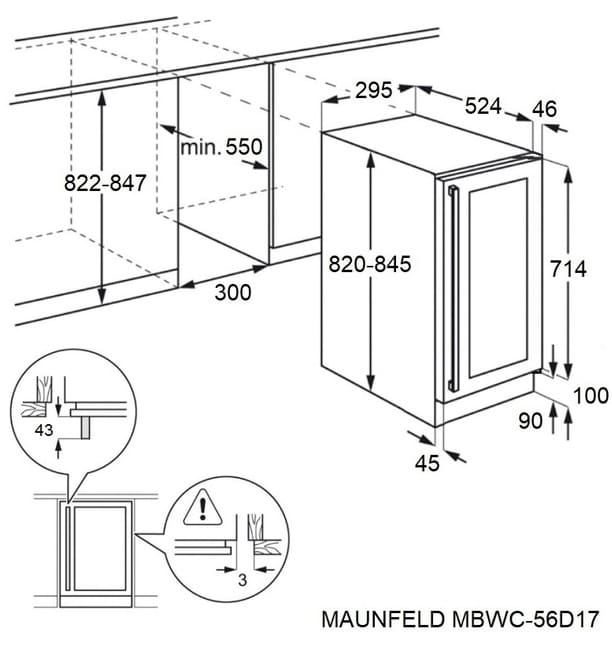 Maunfeld MBWC-56D17