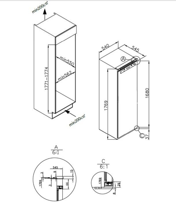 Maunfeld MBFR177NFWGR Inverter