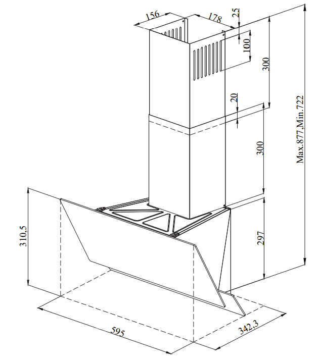Monsher LAVAL 60 Blanc