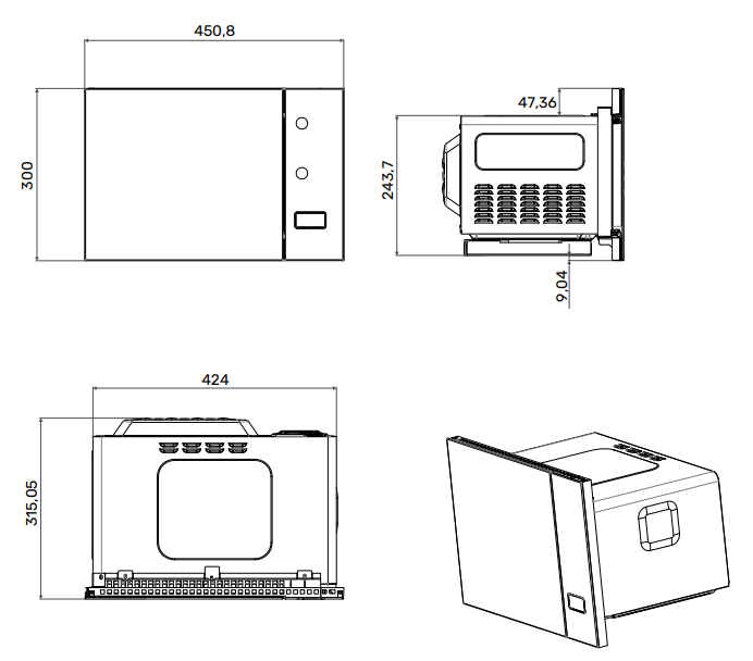 Monsher MMH 1015 Noir