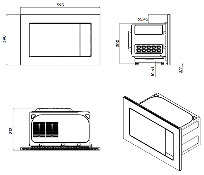 Monsher MMH 1120 Noir