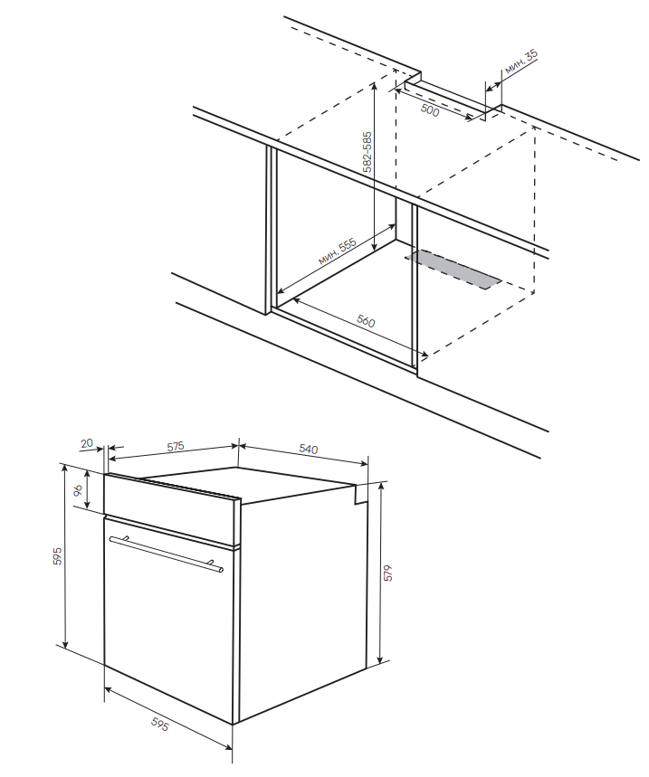 Monsher MOE 6025 Noir