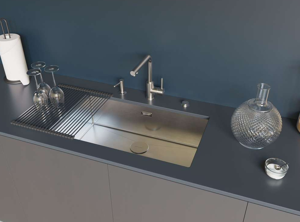 Omoikiri Taki 74-U/IF-GB, мойка, нержавеющая сталь/графит