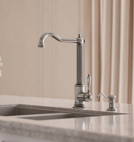 Omoikiri Toshima-SI, смеситель, античное серебро