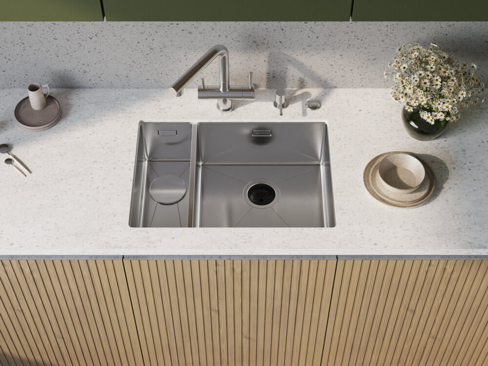 Omoikiri Taki 58-2-U/IF IN-R, мойка, нержавеющая сталь, чаша справа