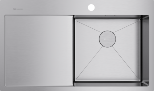 Omoikiri Akisame 86-IN-R, мойка, нержавеющая сталь, чаша справа