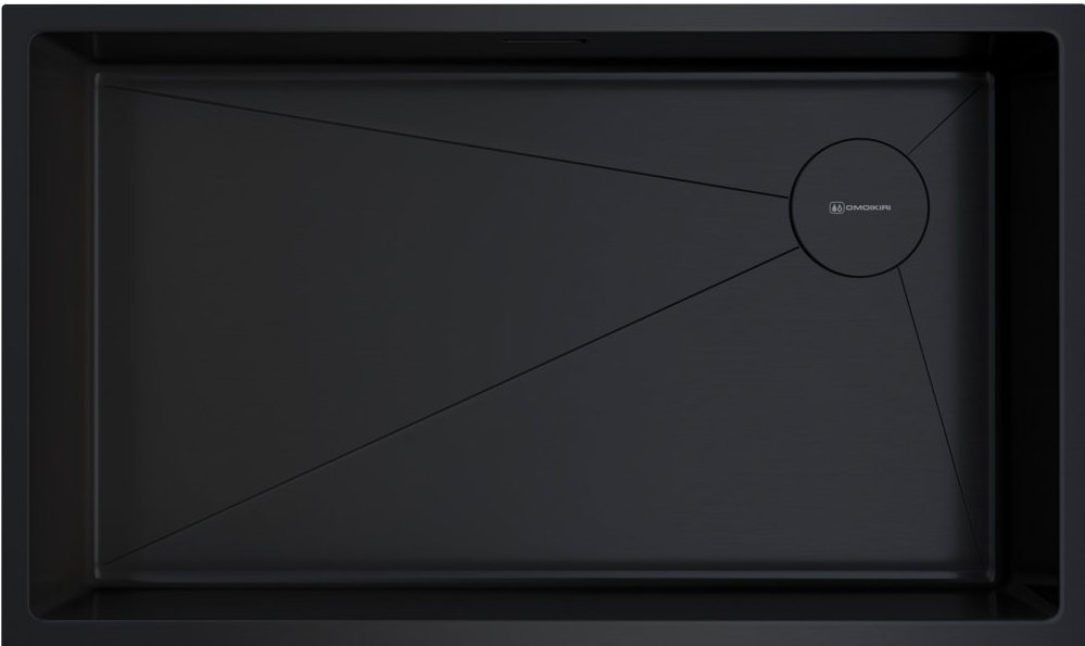 Omoikiri Taki 74-U/IF-GB SIDE, мойка, графит
