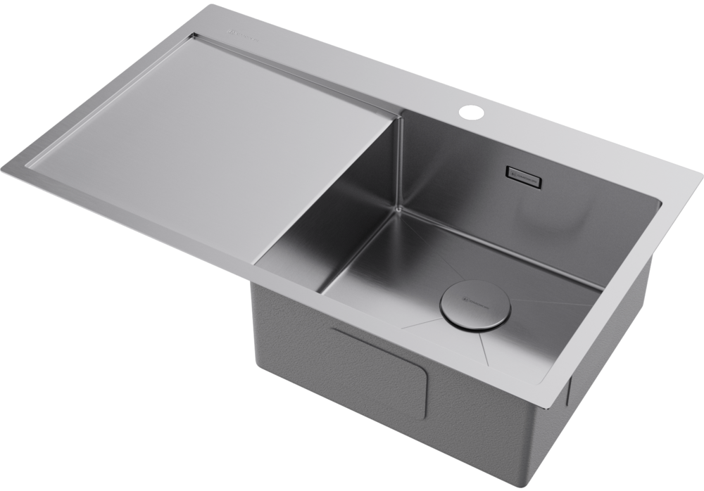 Omoikiri Akisame 86-IN-R, мойка, нержавеющая сталь, чаша справа