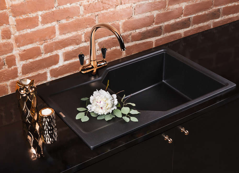 Omoikiri Okinawa-2-SI, смеситель, античное серебро, ручки смесителя - керамика