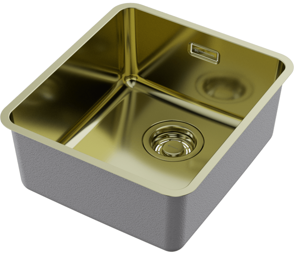 Omoikiri Omi 37-U/I-LG Ultra, мойка, нержавеющая сталь/светлое золото