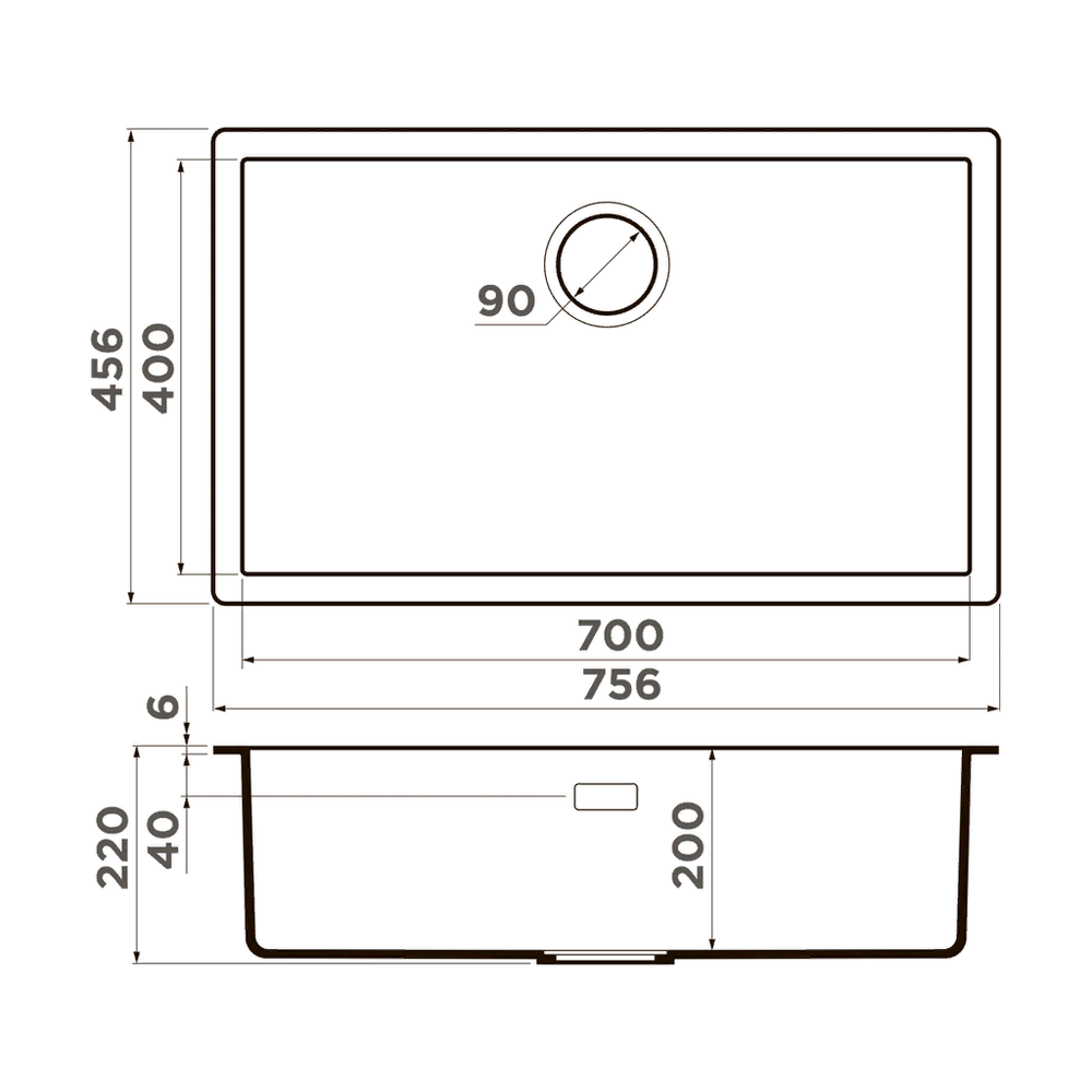 Omoikiri Yamakawa 75T-U/I-WH, мойка, гранит, белый