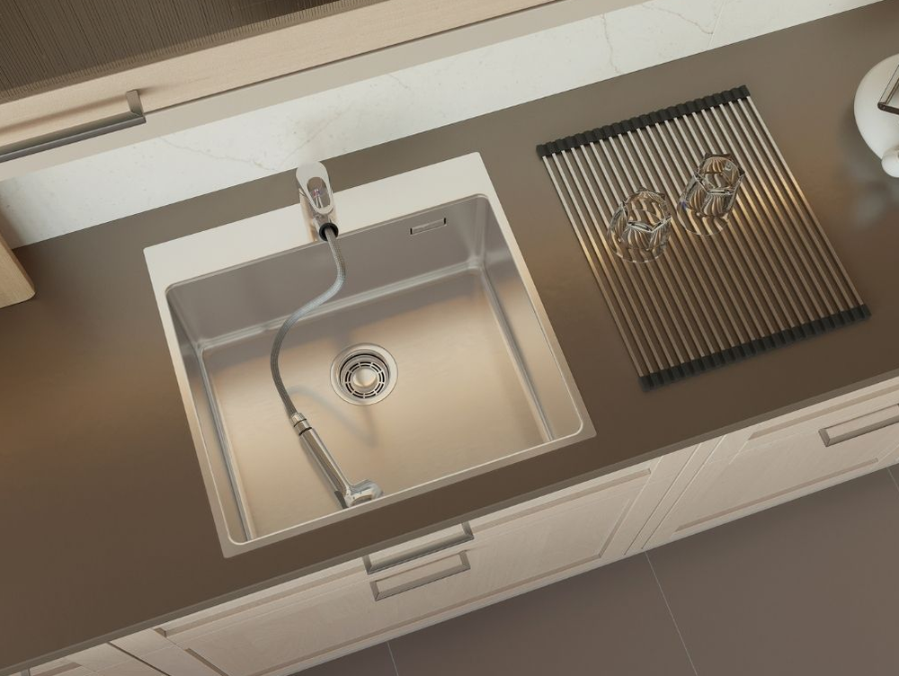 Omoikiri Amadare 55-IN, мойка, нержавеющая сталь