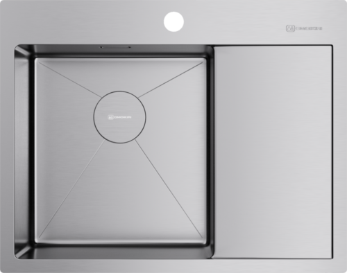 Omoikiri Akisame 65-IN-L, мойка, нержавеющая сталь, чаша слева