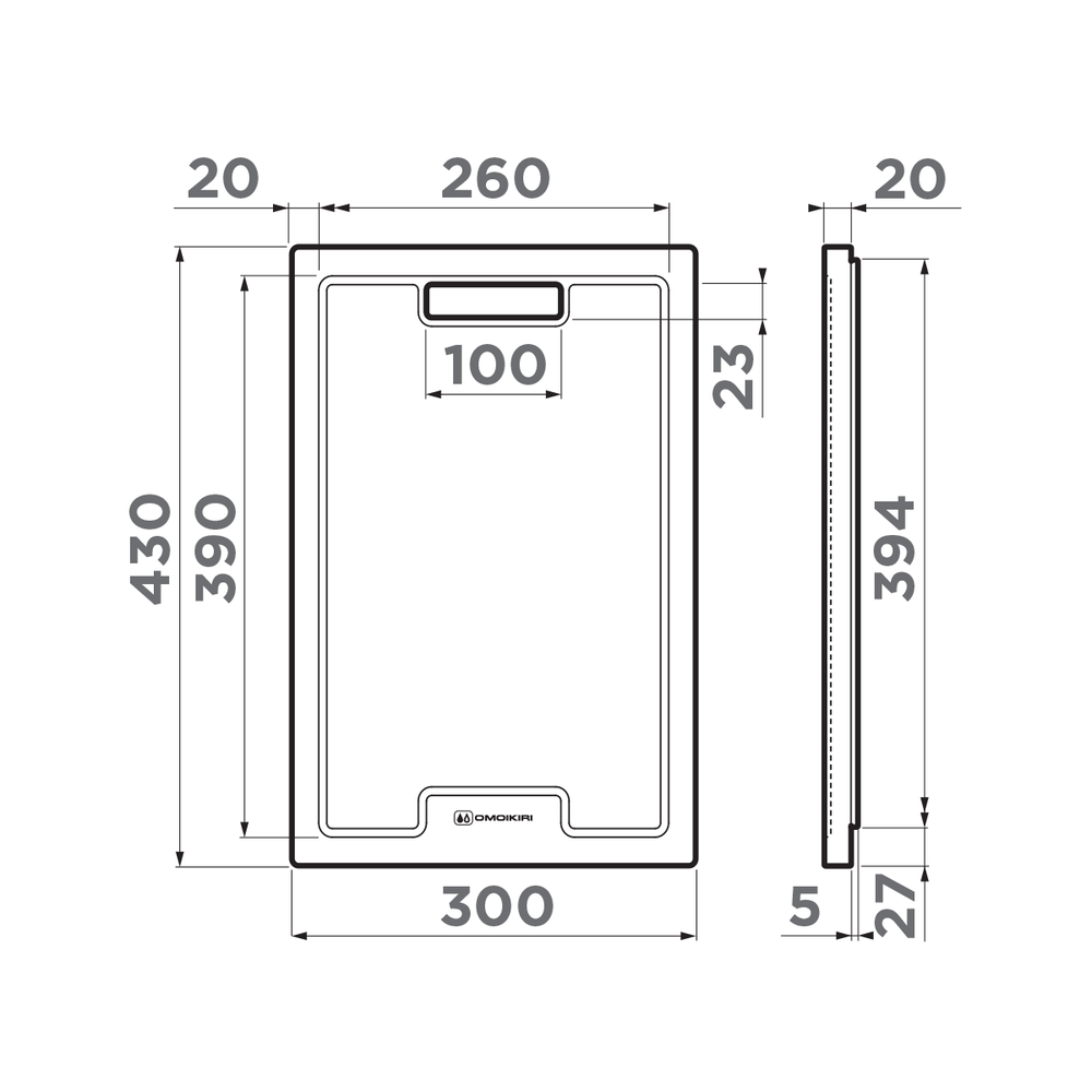 Omoikiri Разделочная доска CB-01-Wood