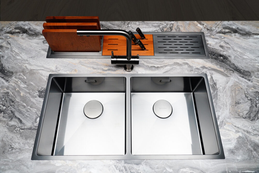 Omoikiri Taki 86-2-U/IF-IN, мойка, нержавеющая сталь