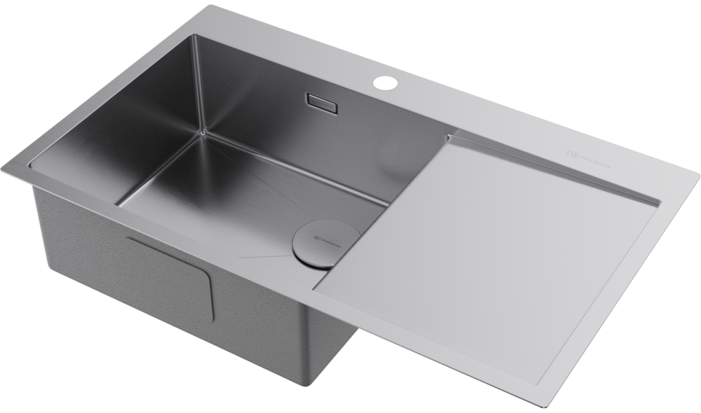 Omoikiri Akisame 86-IN-L Side , мойка, нержавеющая сталь, чаша слева