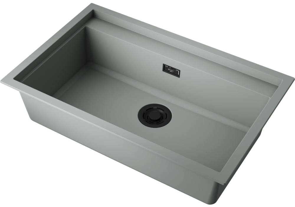 Omoikiri Sintesi 79-WG, мойка, керамика, wind green