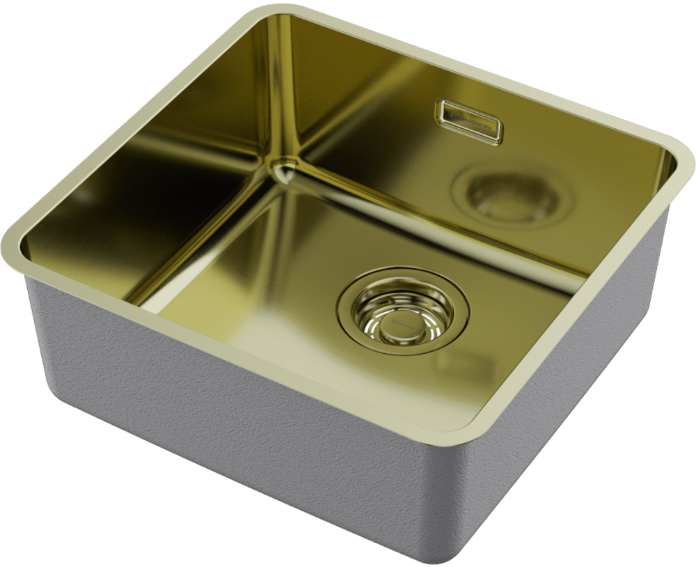 Omoikiri Omi 43-U/I-LG Ultra, мойка, нержавеющая сталь/светлое золото