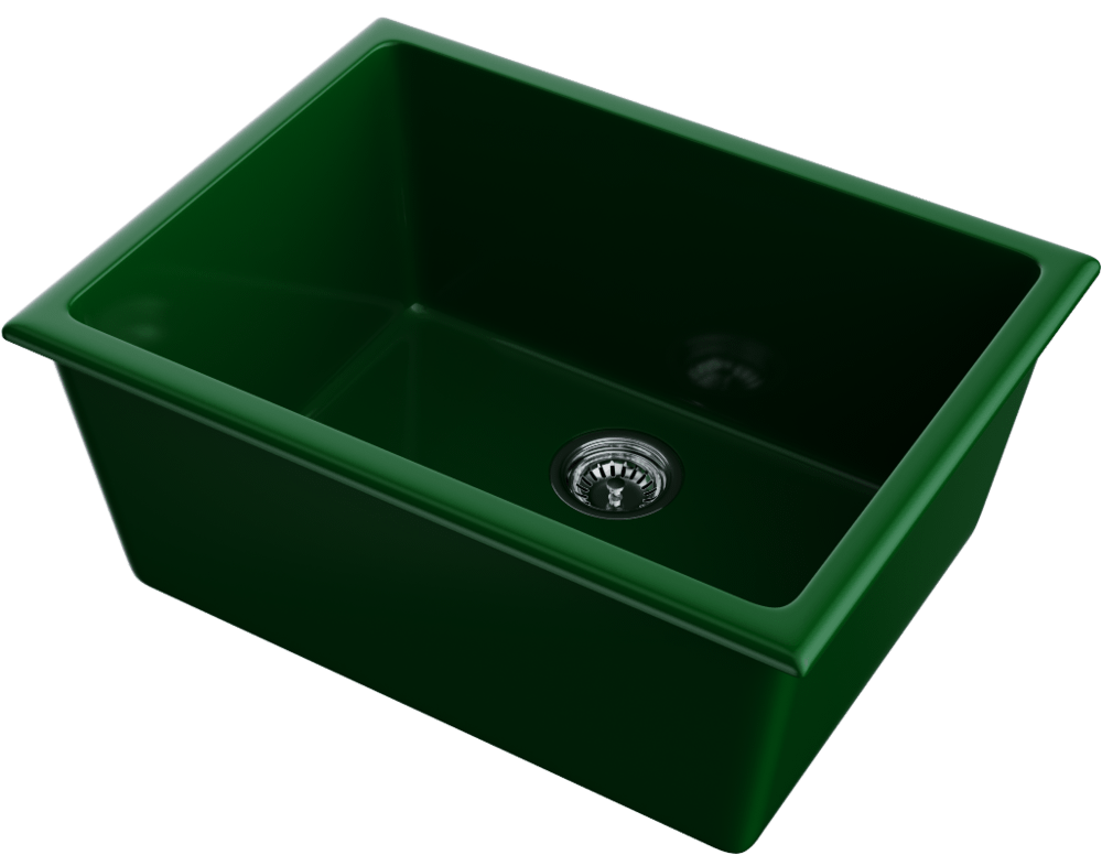 Omoikiri Okinoshima 61-U/I-RG Glossy, мойка, керамика, royal green