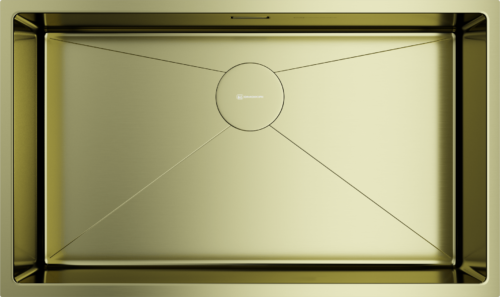 Omoikiri Taki 74-U/IF-LG, мойка, нержавеющая сталь/светлое золото