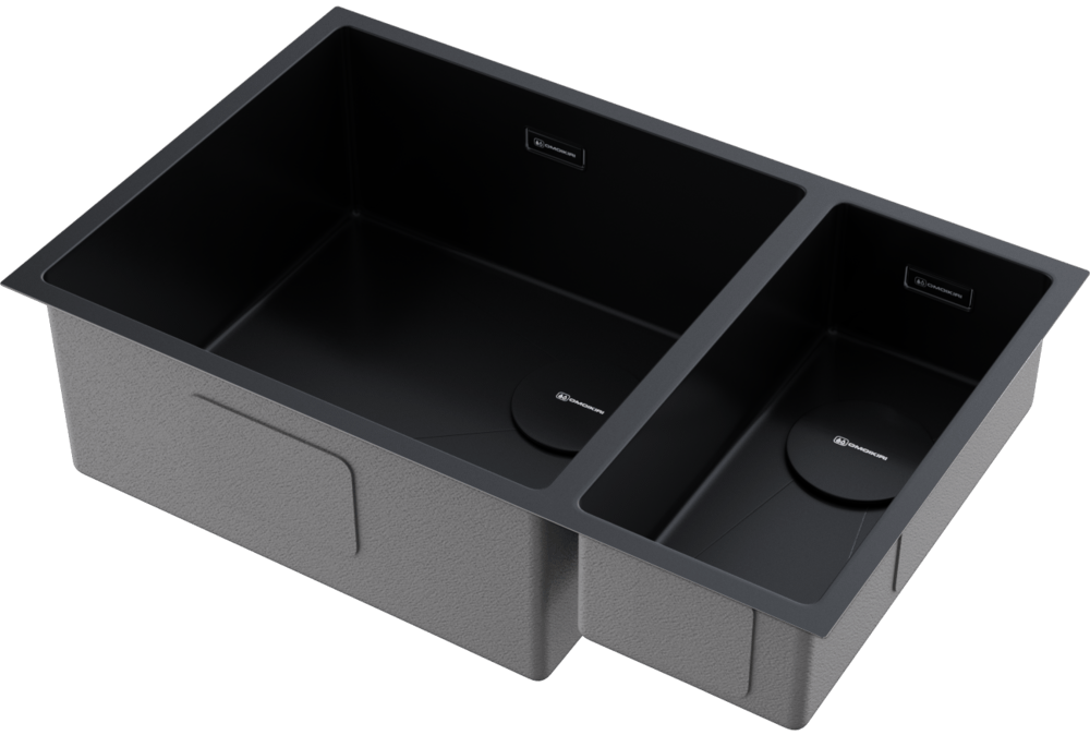 Omoikiri Taki 69-2-U/IF-GB-L Side, мойка, нержавеющая сталь/графит, чаша слева