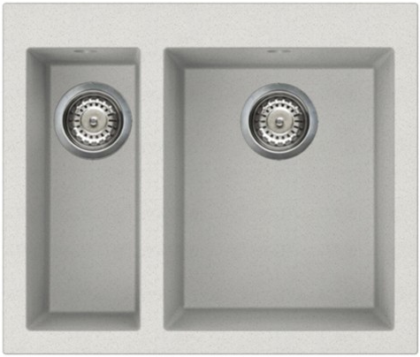 Omoikiri Bosen 59-2-WH, мойка, гранит, белый