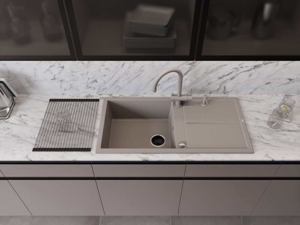 Omoikiri Sumi 100A-GR мойка, керамика, ленинградский серый