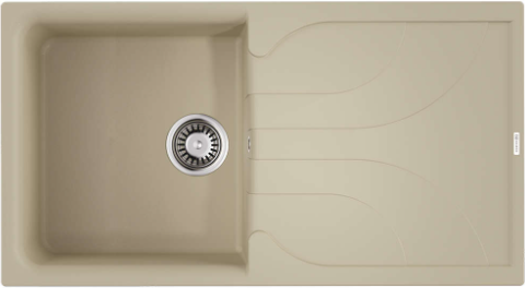 Omoikiri Yasugata 100-BE, мойка, гранит, ваниль