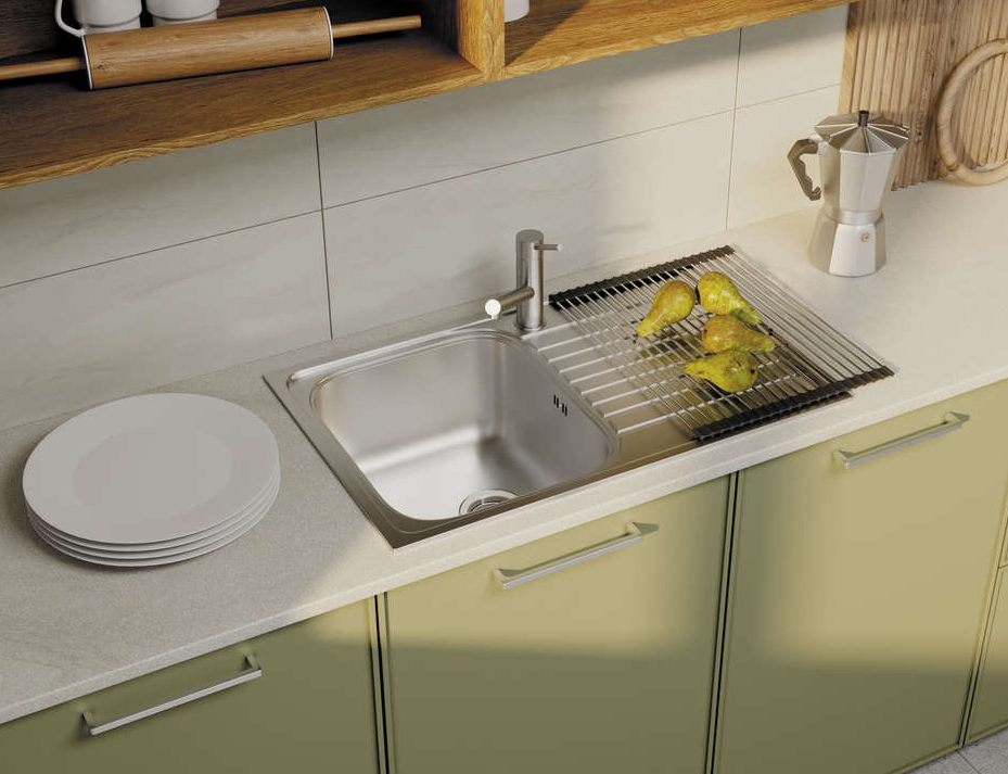 Omoikiri Kashiogawa 79 IN, мойка, нерж. сталь, оборачиваемая