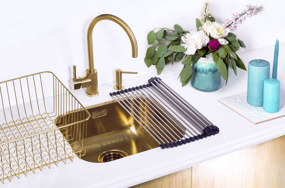 Omoikiri Omi 44-U/I-LG, мойка, нержавеющая сталь/ светлое золото