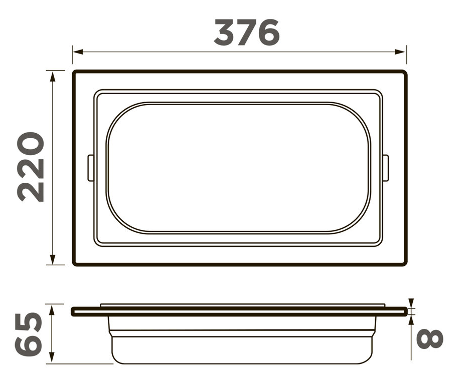 Omoikiri DC-03-1-GB, контейнер, нержавеющая сталь/графит