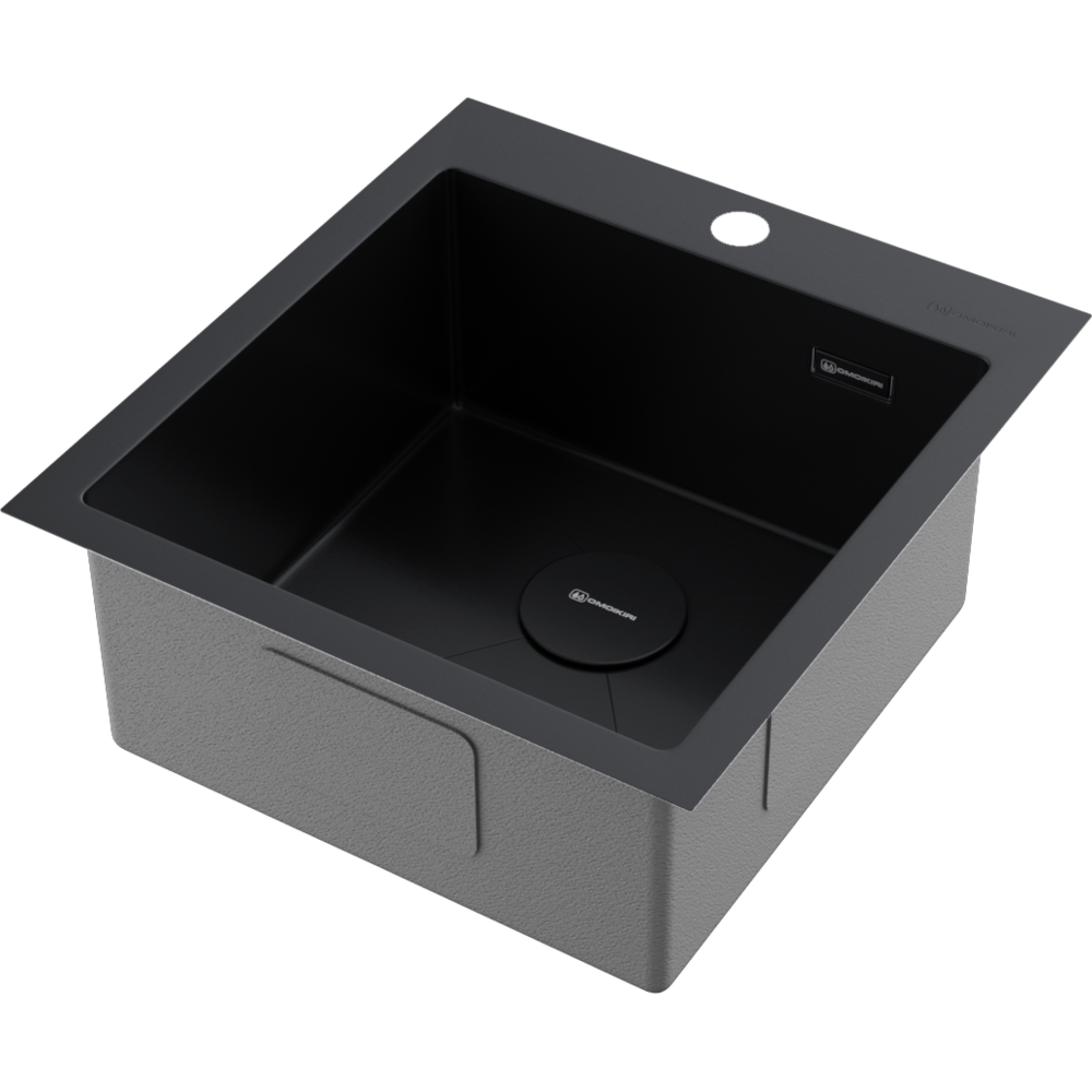 Omoikiri Akisame 46-GB, мойка, нержавеющая сталь/графит