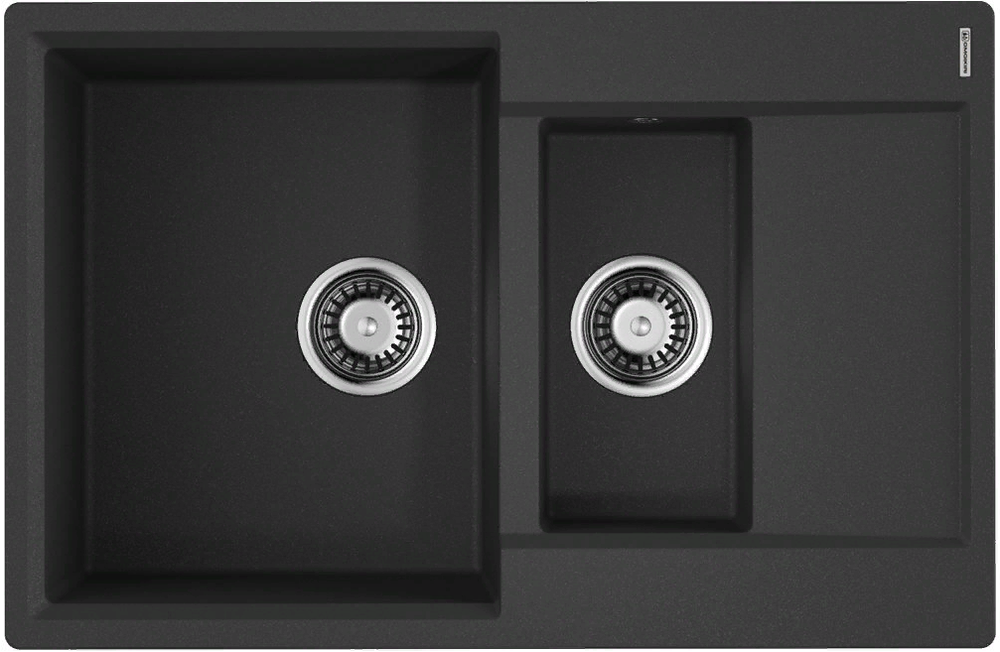 Omoikiri Daisen 78-2T-BL, мойка, гранит, черный