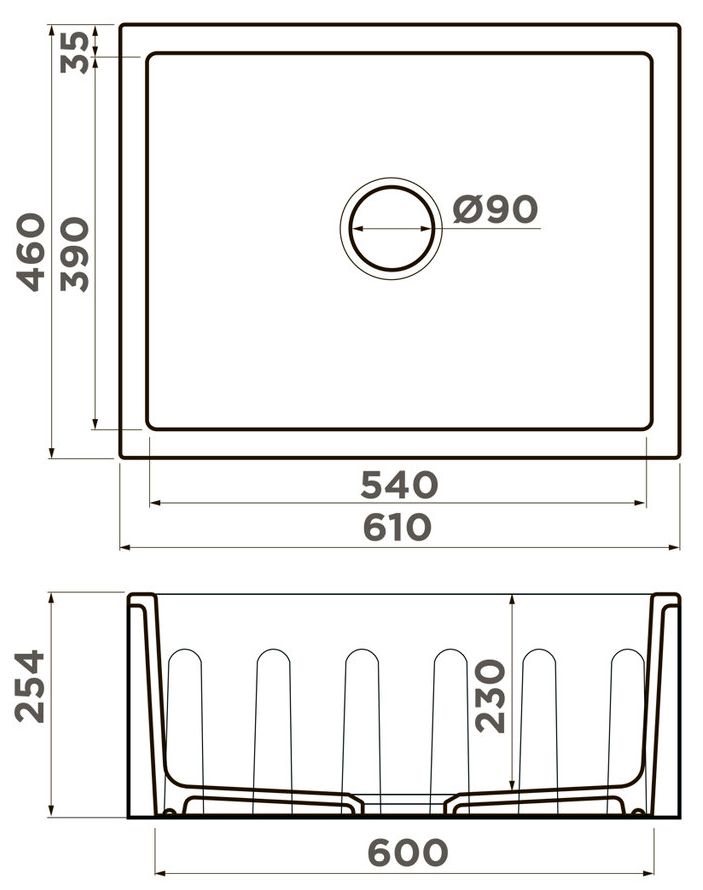 Omoikiri Mikura 61-OL, мойка, керамика, olive