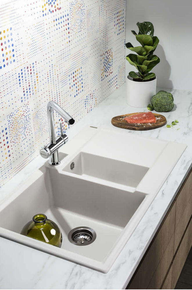 Omoikiri Daisen 86-2-BL, мойка, гранит, черный