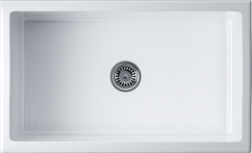 Omoikiri Mikura 76-WH Glossy, мойка, керамика, белый глянцевый