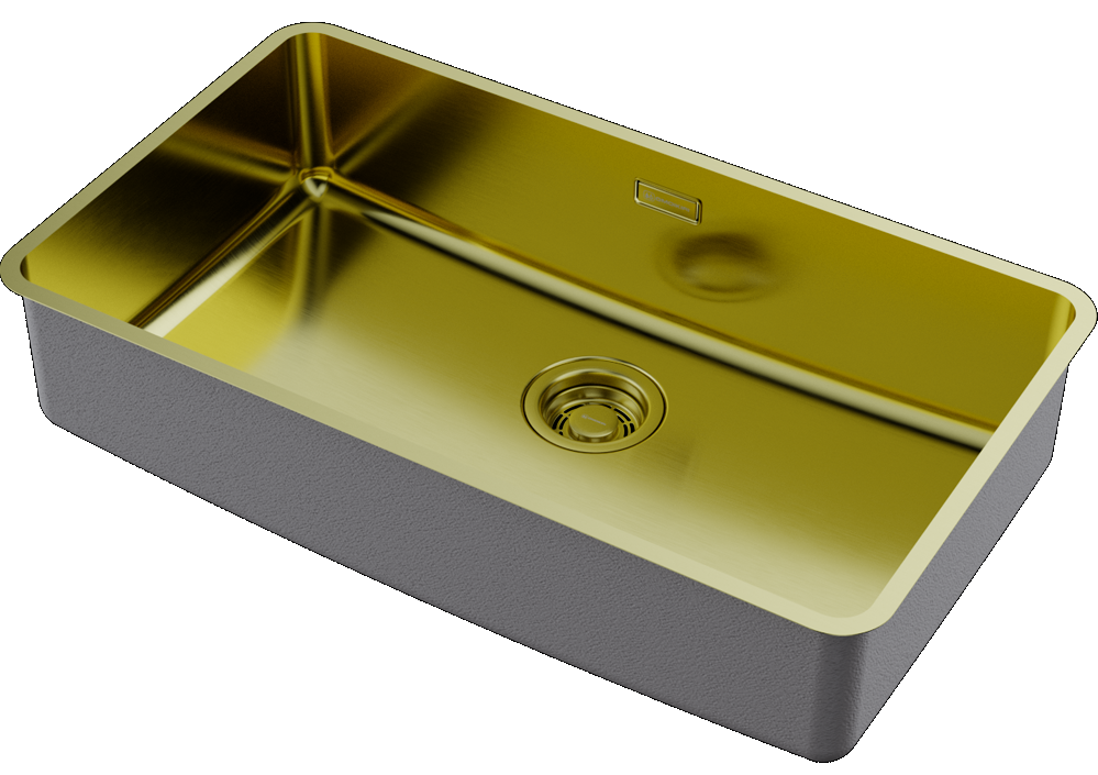 Omoikiri Omi 73-U/I-LG Ultra, мойка, нержавеющая сталь, светлое золото