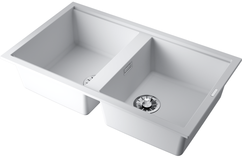 Omoikiri Kitagawa 86-2-WH, мойка, керамика, белый