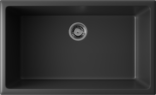 Omoikiri Okinoshima 76-U/I-BL, мойка, керамика, черный