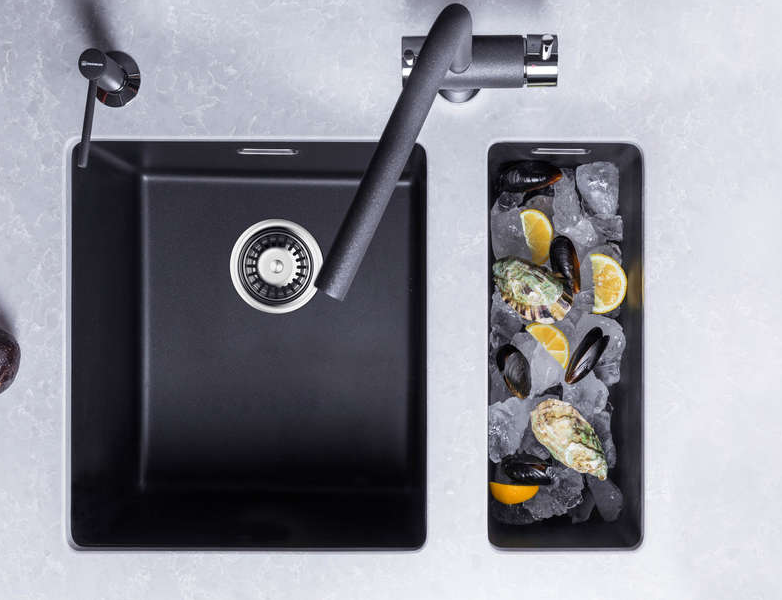 Omoikiri Kata 40-U-GR, мойка, гранит, leningrad grey